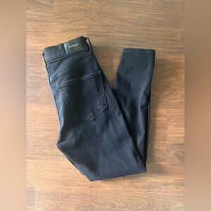 2/$30 SALE Express Black Skinny Jeans – Mid Rise, Size 4S, Stretch Denim